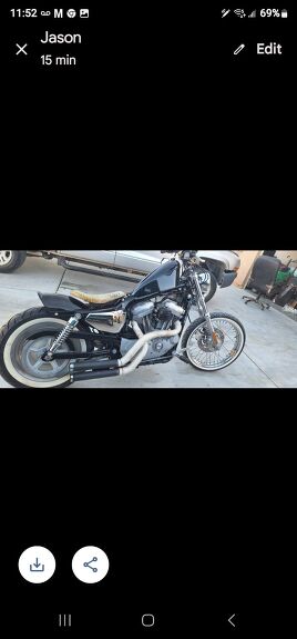 2006 custom Harley Davidson sportster