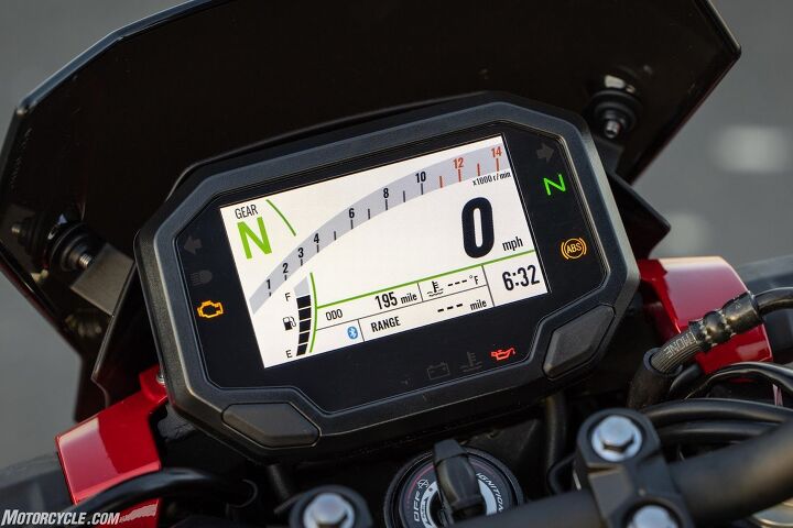 The full color TFT dash does feel like a premium perk on such a budget friendly model.