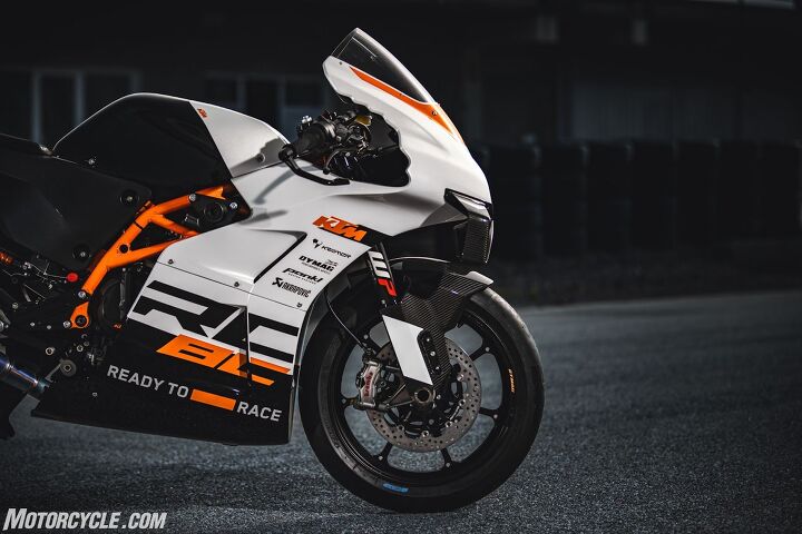 Bigger isn’t always better, as is the case with the brake rotors. They stop the bike just fine and you’ll appreciate the size even more when you don’t have to take the calipers – and safety wire – off each time you remove the wheel.