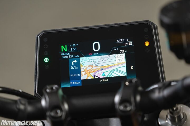 With its updated connectivity and integration with the Garmin StreetCross app, you can get directions right on your TFT screen.
