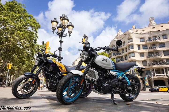 Royal Enfield has a number of accessories developed for the Guerrilla with more on the way.
