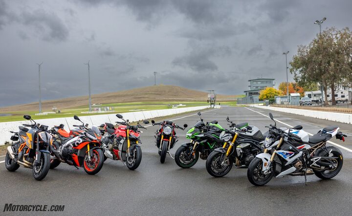 Battle Royale: 7-Way Heavyweight Naked Bike Shootout - Track