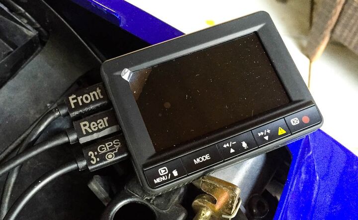 mo tested innovv k1 motorcycle camera review, The K1 s DVR measures 3 0 x 2 25 x 75 inches