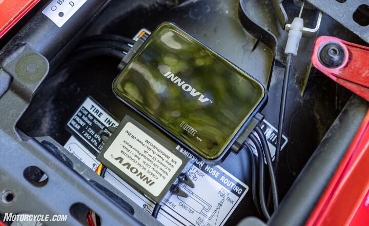 mo tested innovv k3 review, Sized at 3 1 in x 2 2 in x 0 6 in the K3 s DVR will easily fit on your motorcycle You will need to tuck the excess wires out of sight though
