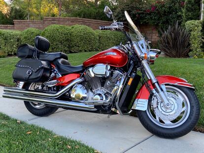 Orange 2003 Honda VTX1800R For Sale