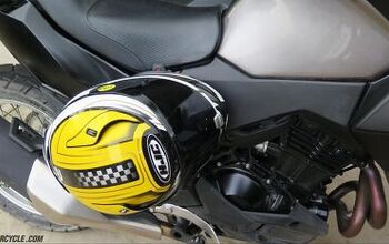 How to Lock a Helmet on a Motorcycle