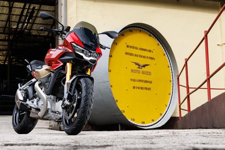 2025 moto guzzi v100 mandello range first look gallery, 2025 Moto Guzzi V100 Mandello Wind Tunnel